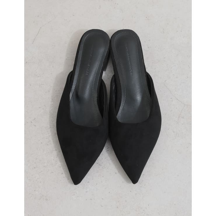 ポインテッドトゥローヒールミュール | Re:EDIT | 詳細画像4 