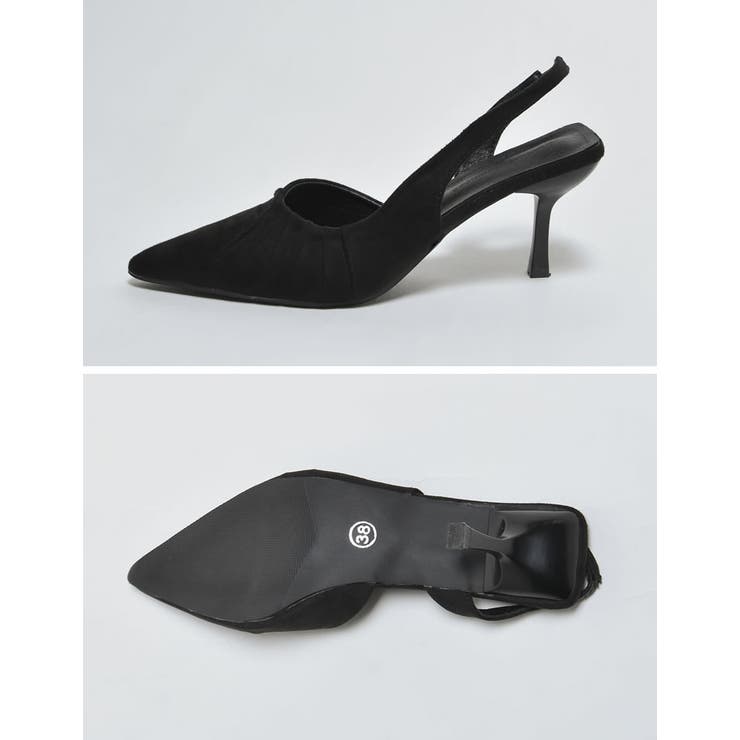 タックデザインミュールパンプス | Re:EDIT | 詳細画像8 