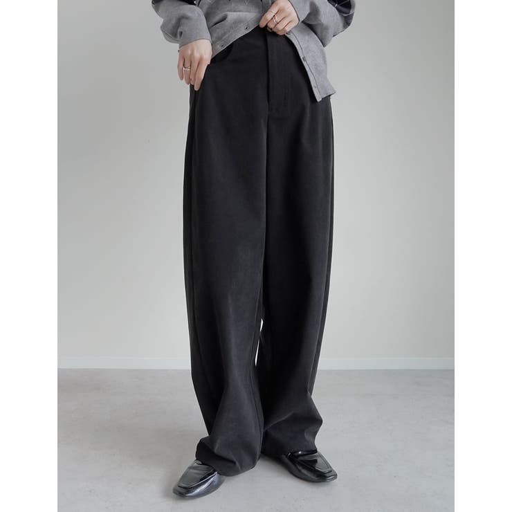 [低身長/高身長サイズ有]コーデュロイバレルレッグカーブパンツ | Re:EDIT | 詳細画像24 