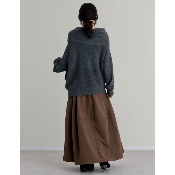 ツイルタックコクーンスカート | Re:EDIT | 詳細画像11 