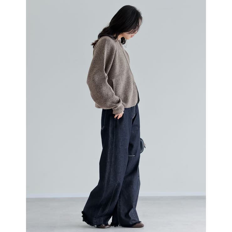 ダブルジップニットブルゾン | Re:EDIT | 詳細画像9 