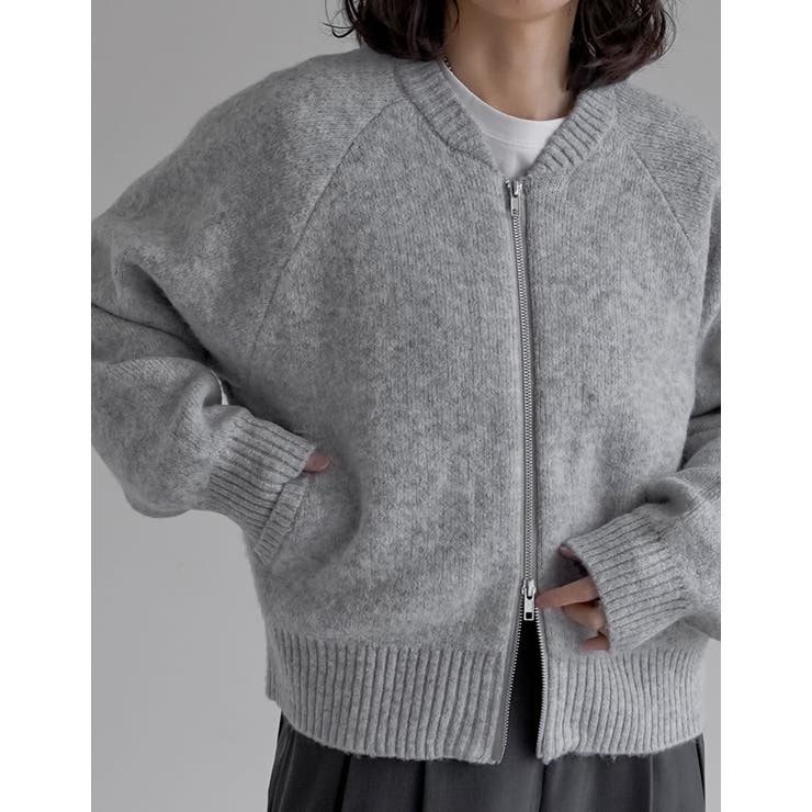 ダブルジップニットブルゾン | Re:EDIT | 詳細画像22 