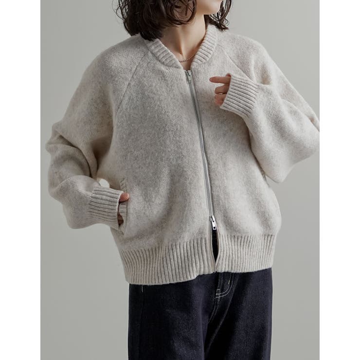 ダブルジップニットブルゾン | Re:EDIT | 詳細画像26 