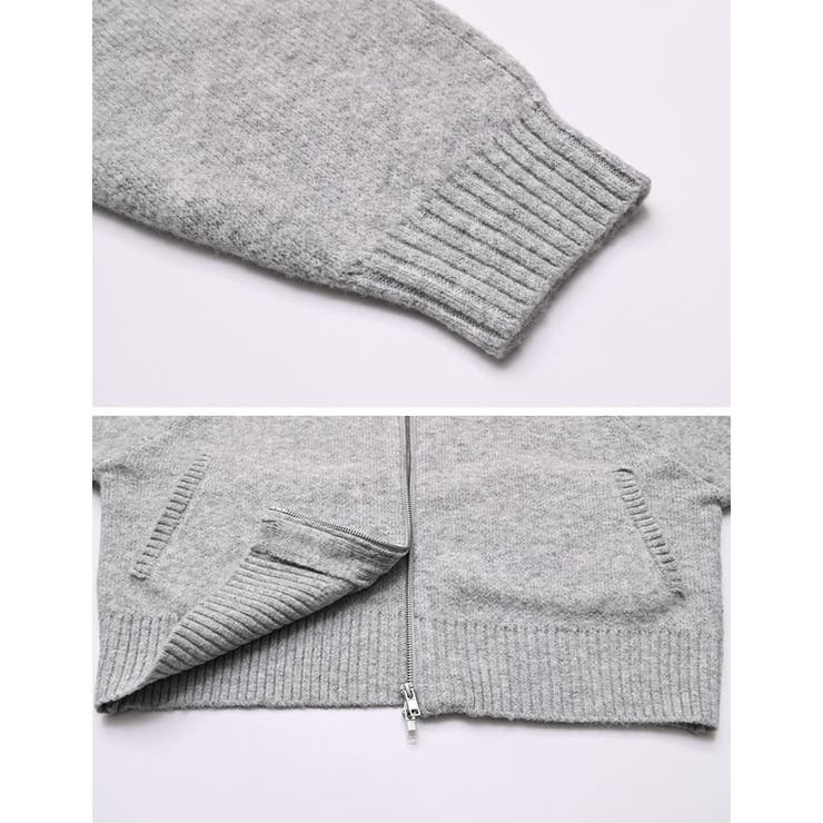 ダブルジップニットブルゾン | Re:EDIT | 詳細画像27 