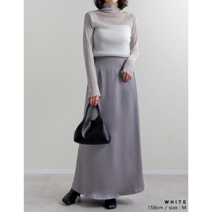 ラメチュールボトルネックシアートップス | Re:EDIT | 詳細画像11 