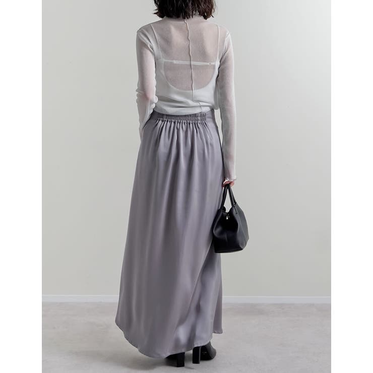 ラメチュールボトルネックシアートップス | Re:EDIT | 詳細画像23 