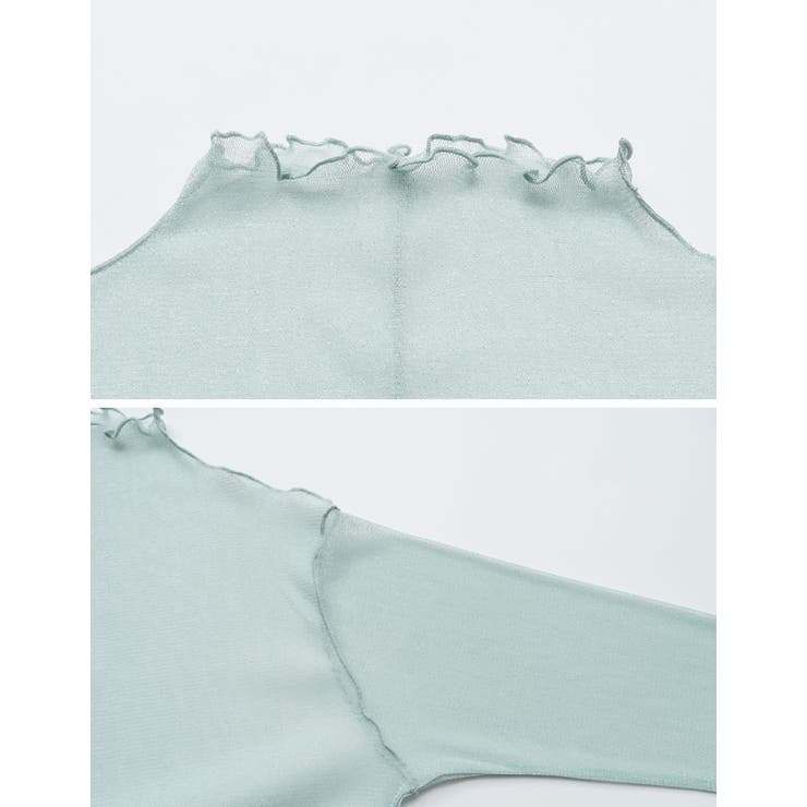 ラメチュールボトルネックシアートップス | Re:EDIT | 詳細画像26 