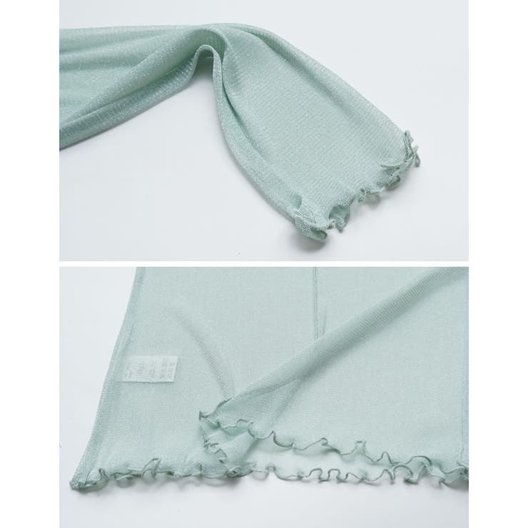 ラメチュールボトルネックシアートップス | Re:EDIT | 詳細画像27 