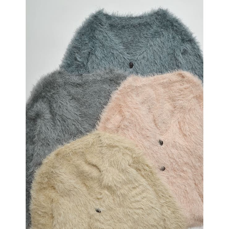 ミドル丈フェザーニットカーディガン | Re:EDIT | 詳細画像2 