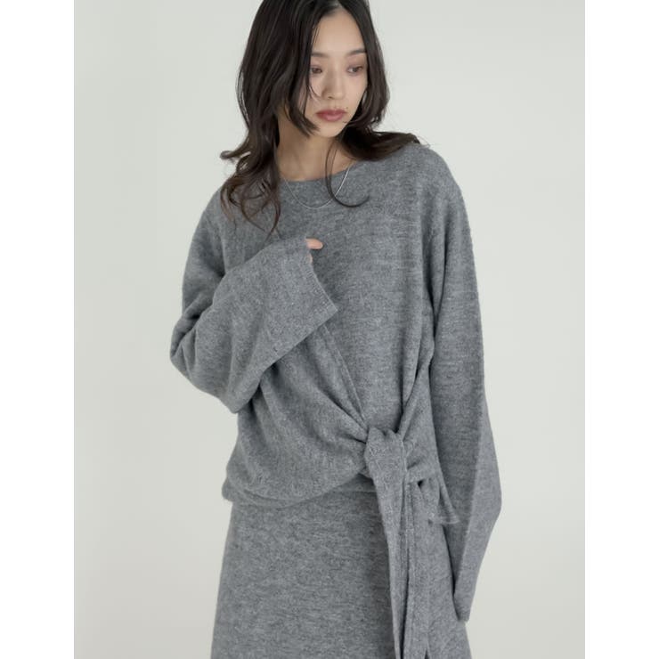 [2点セット][セットアップ][手洗い可能][低身長サイズ有]カシミヤタッチカシ… | Re:EDIT | 詳細画像26 