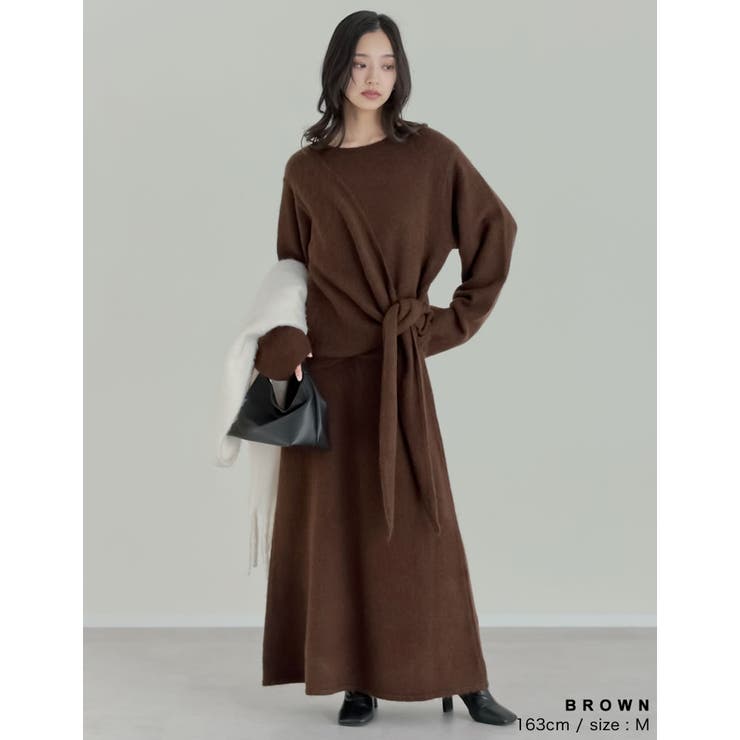 [2点セット][セットアップ][手洗い可能][低身長サイズ有]カシミヤタッチカシ… | Re:EDIT | 詳細画像29 