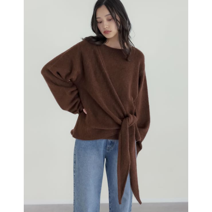 [2点セット][セットアップ][手洗い可能][低身長サイズ有]カシミヤタッチカシ… | Re:EDIT | 詳細画像34 