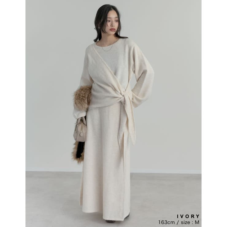 [2点セット][セットアップ][手洗い可能][低身長サイズ有]カシミヤタッチカシ… | Re:EDIT | 詳細画像36 