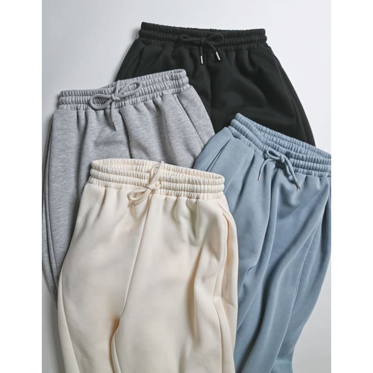 [低身長/高身長サイズ有]裏起毛スウェットサイドタックバルーンパンツ | Re:EDIT | 詳細画像2 