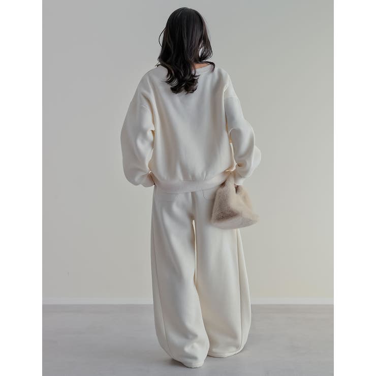 [低身長/高身長サイズ有]裏起毛スウェットサイドタックバルーンパンツ | Re:EDIT | 詳細画像33 