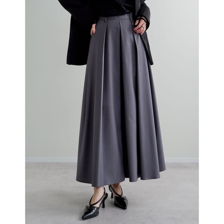 [2026S S COLLECTION][低身長サイズ有]タックボリュームフレア… | Re:EDIT | 詳細画像5 