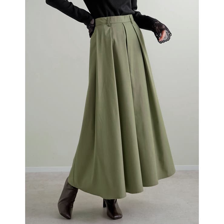 [2026S S COLLECTION][低身長サイズ有]タックボリュームフレア… | Re:EDIT | 詳細画像6 