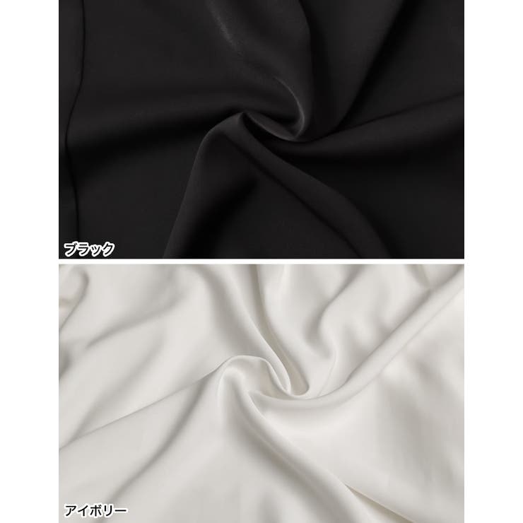 襟タックスタンドカラーブラウス | Re:EDIT | 詳細画像18 