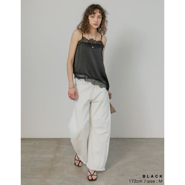 [2026S/S COLLECTION]サテンレースキャミソール | Re:EDIT | 詳細画像6 