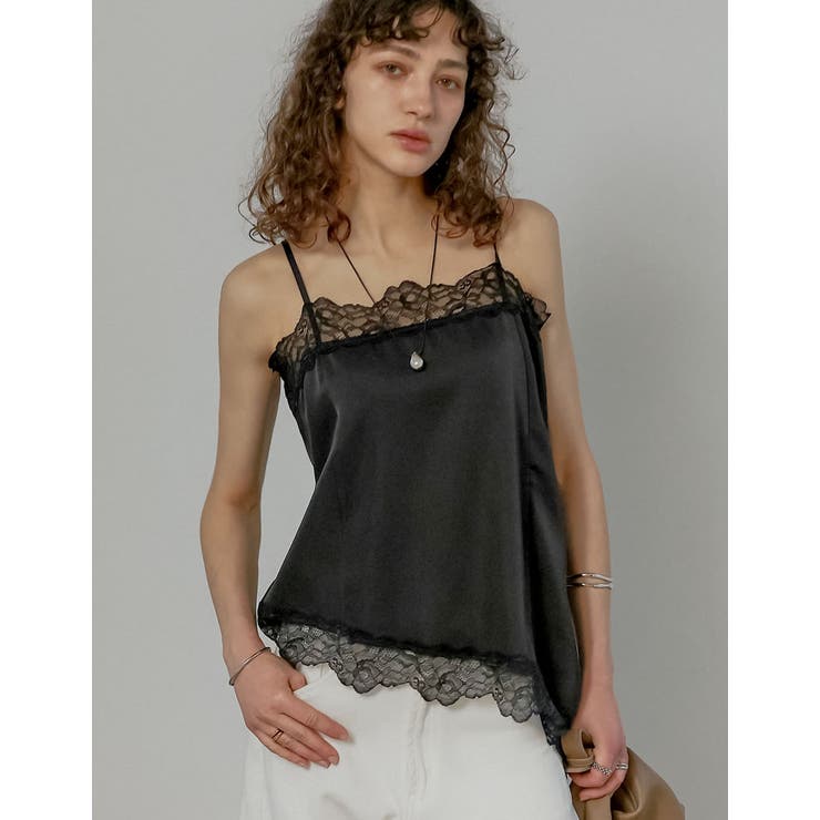 [2026S/S COLLECTION]サテンレースキャミソール | Re:EDIT | 詳細画像9 