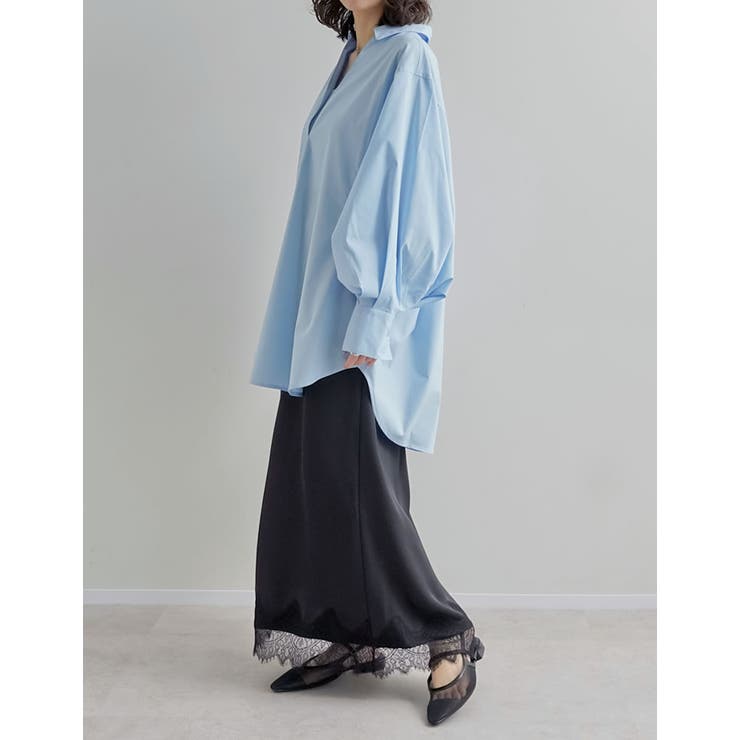 [2026S S COLLECTION]オーバーサイズVネックスキッパーブロード… | Re:EDIT | 詳細画像16 