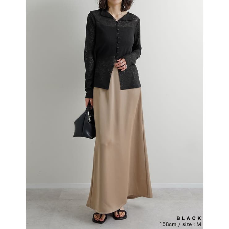 [2026S/S COLLECTION]シアーカットレースカーディガン | Re:EDIT | 詳細画像31 