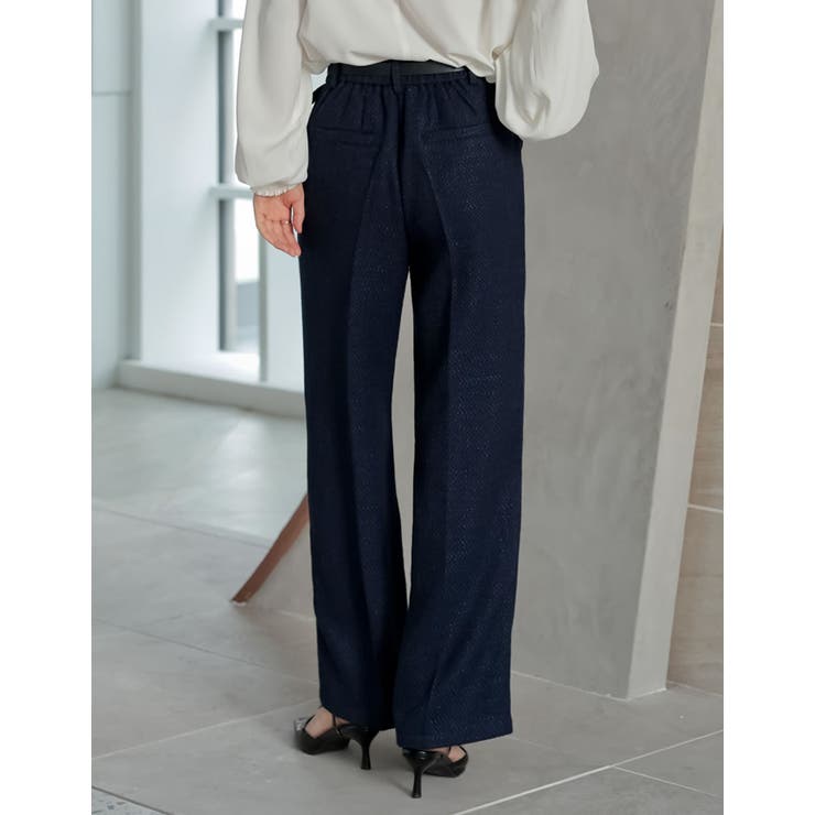 ツイードストレートパンツ | Re:EDIT | 詳細画像11 