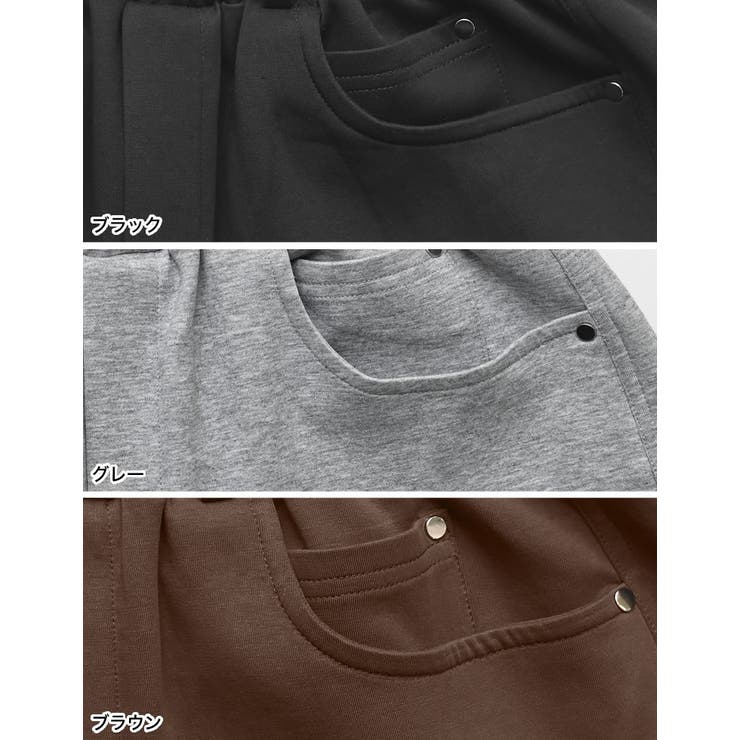 [低身長 高身長サイズ有]リベット＆ベルトループ付きダンボールボリュームスウェッ… | Re:EDIT | 詳細画像19 