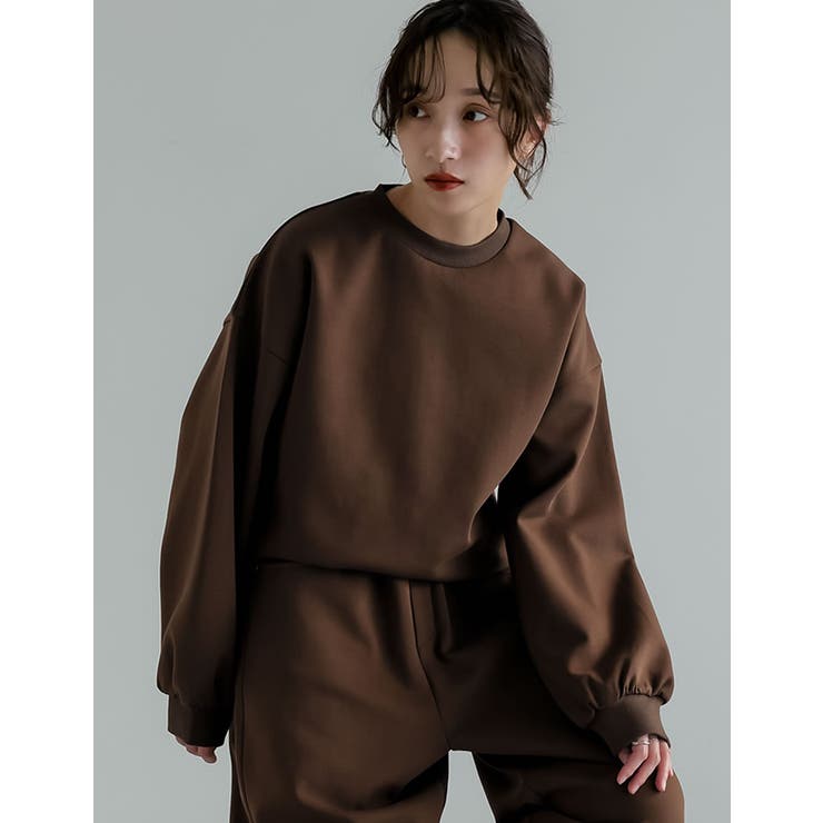 ダンボールバルーンシルエットスウェットプルオーバー | Re:EDIT | 詳細画像14 