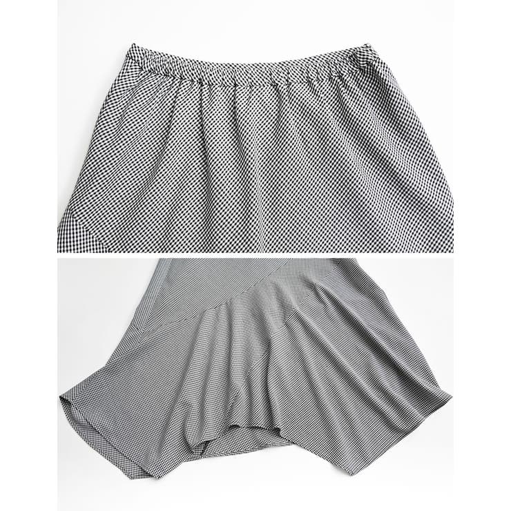 [2026S S COLLECTION][低身長サイズ有]ギンガムチェックアシン… | Re:EDIT | 詳細画像13 