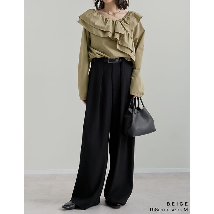 [2026S S COLLECTION]無地orギンガムチェックサッカーアシンメ… | Re:EDIT | 詳細画像13 