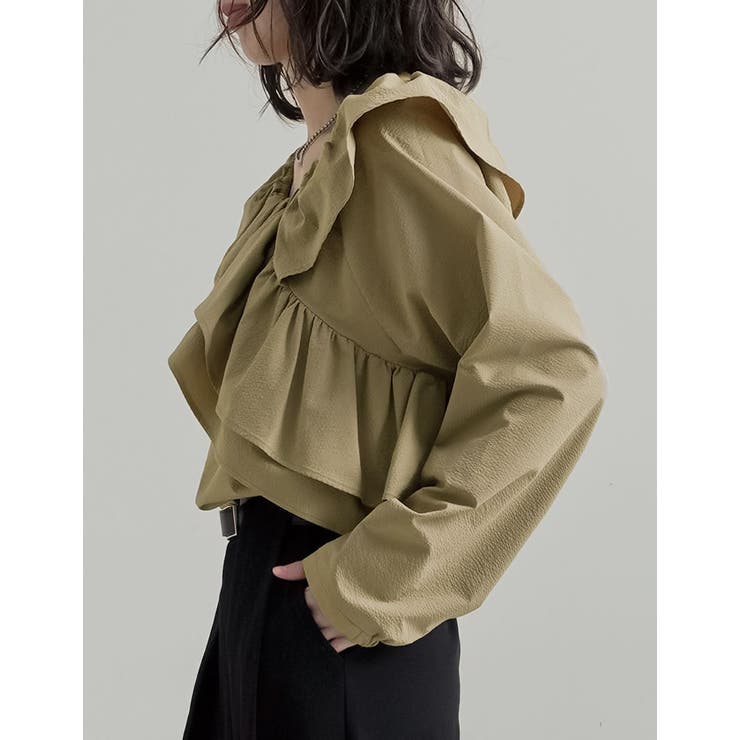 [2026S S COLLECTION]無地orギンガムチェックサッカーアシンメ… | Re:EDIT | 詳細画像14 