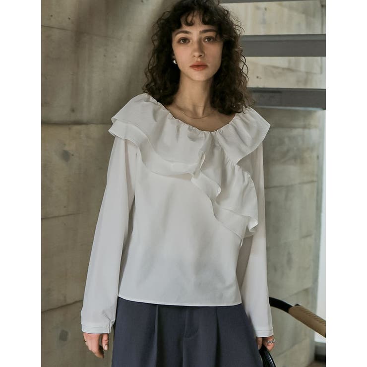 [2026S S COLLECTION]無地orギンガムチェックサッカーアシンメ… | Re:EDIT | 詳細画像3 