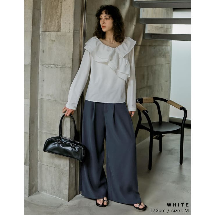 [2026S S COLLECTION]無地orギンガムチェックサッカーアシンメ… | Re:EDIT | 詳細画像9 