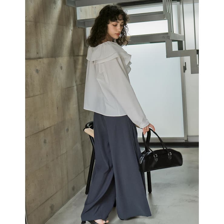 [2026S S COLLECTION]無地orギンガムチェックサッカーアシンメ… | Re:EDIT | 詳細画像10 