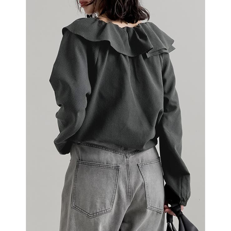 [2026S S COLLECTION]無地orギンガムチェックサッカーアシンメ… | Re:EDIT | 詳細画像33 