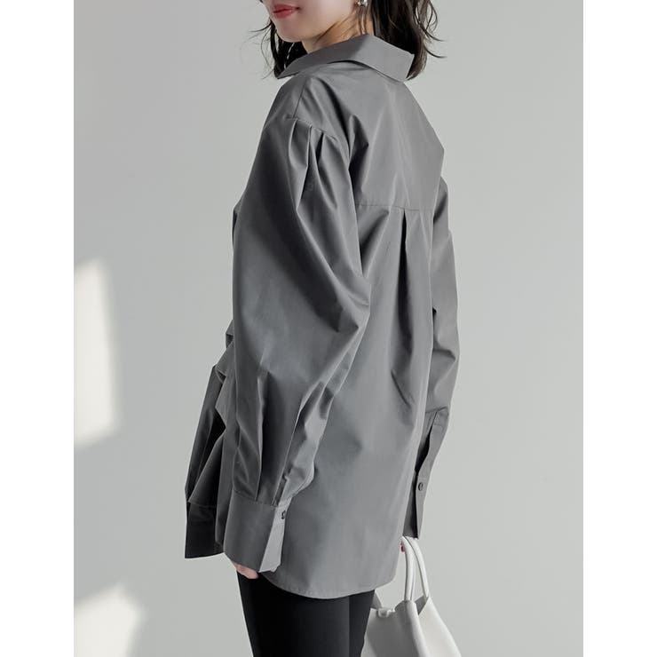 [2026S S COLLECTION]ブロード無地＆ストライプウエスト巻きデザ… | Re:EDIT | 詳細画像15 