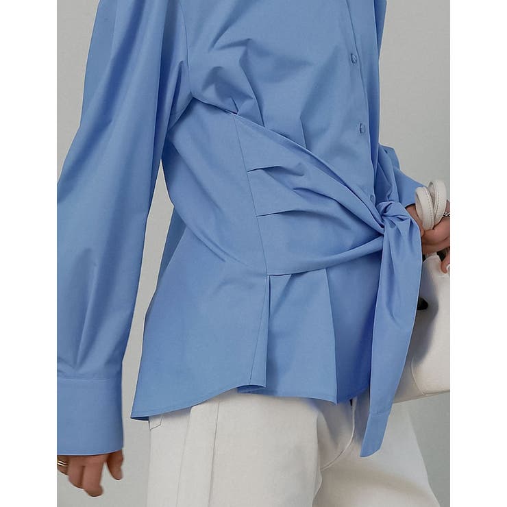 [2026S S COLLECTION]ブロード無地＆ストライプウエスト巻きデザ… | Re:EDIT | 詳細画像28 