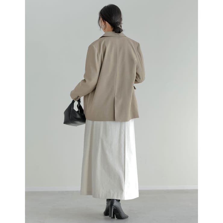 [低身長サイズ有]カツラギピンタックAラインスカート | Re:EDIT | 詳細画像12 