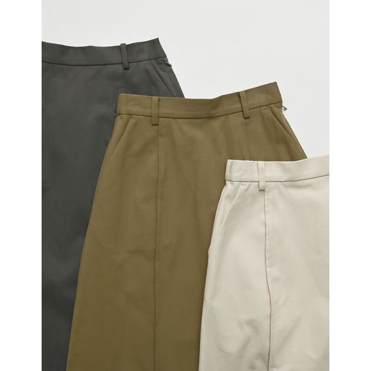 [低身長サイズ有]カツラギピンタックAラインスカート | Re:EDIT | 詳細画像2 