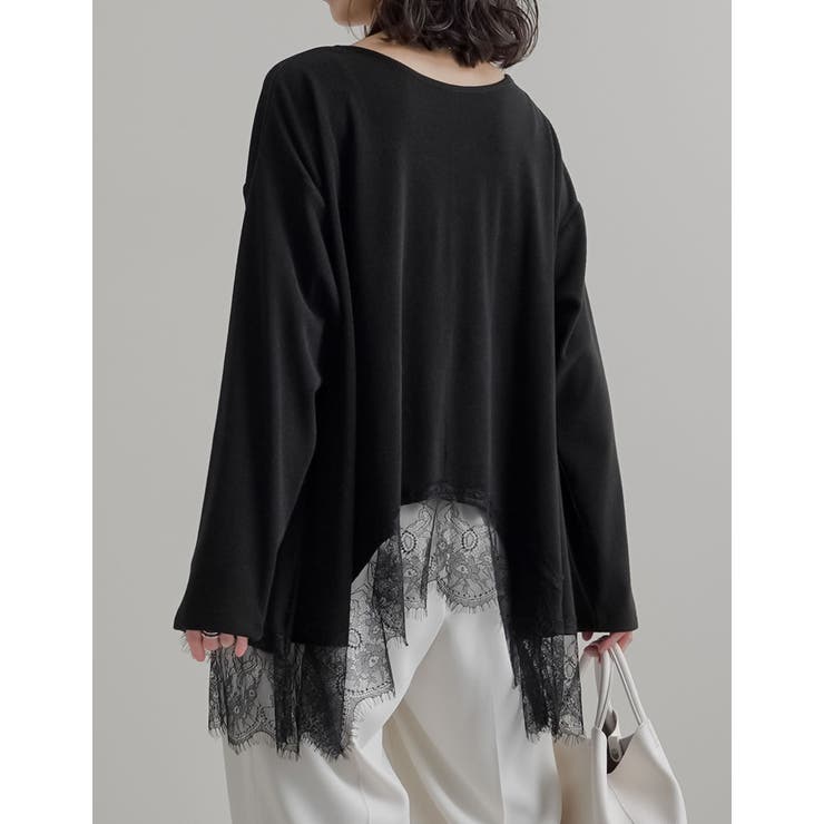 [2026S S COLLECTION]リブニットソーランダムレースヘムチュニッ… | Re:EDIT | 詳細画像14 