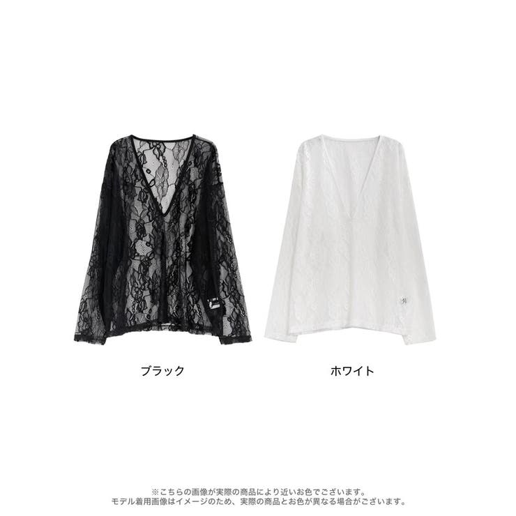 [2026S S COLLECTION]深Vネック総レースシアープルオーバーチュ… | Re:EDIT | 詳細画像18 