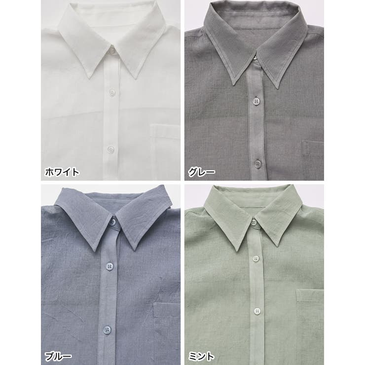 [2026S/S COLLECTION]2WAYシャイニーシアーシャツ | Re:EDIT | 詳細画像19 