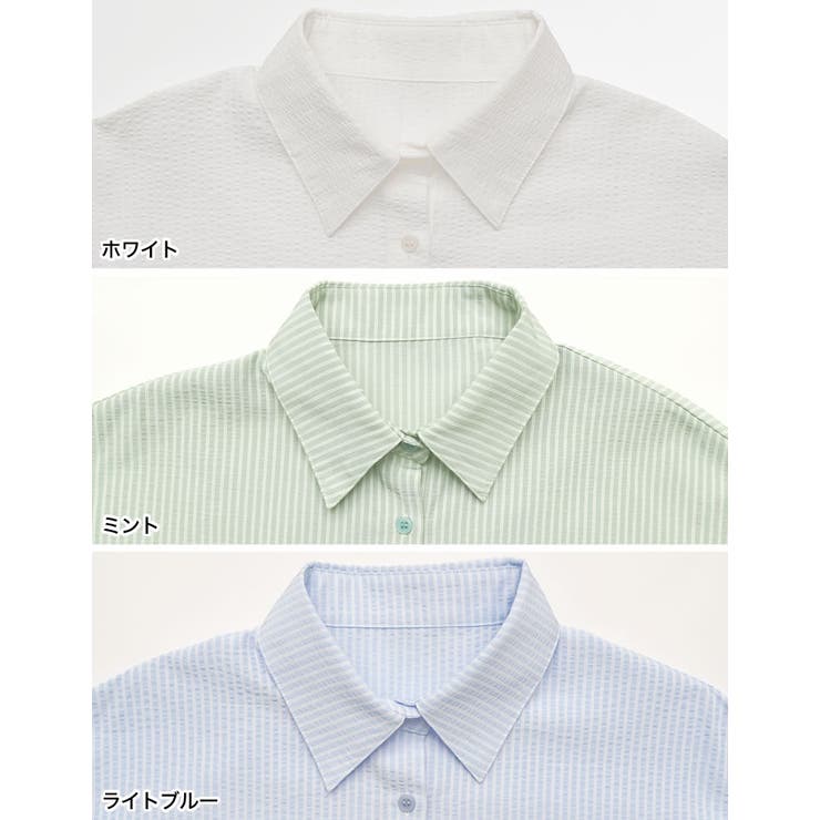 [2026S S COLLECTION]ボウタイビッグリボンサッカーストライプシ… | Re:EDIT | 詳細画像19 