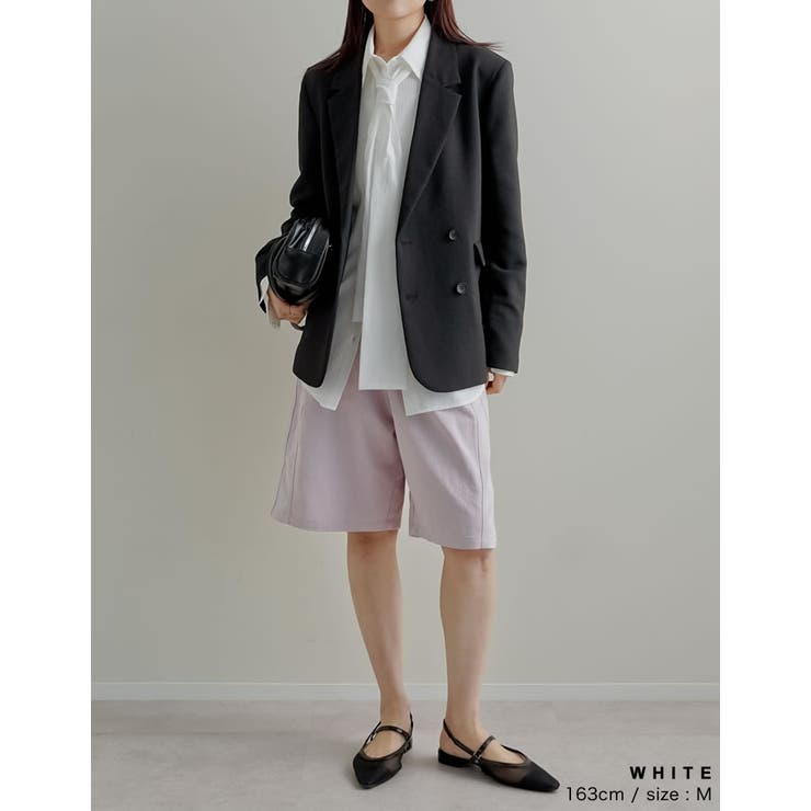 [2026S S COLLECTION]ボウタイビッグリボンサッカーストライプシ… | Re:EDIT | 詳細画像15 