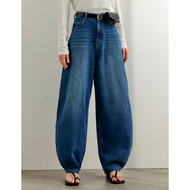 [DENIM COLLECTION][低身長 高身長サイズ有]コットンブレンドバ… | Re:EDIT | 詳細画像15 