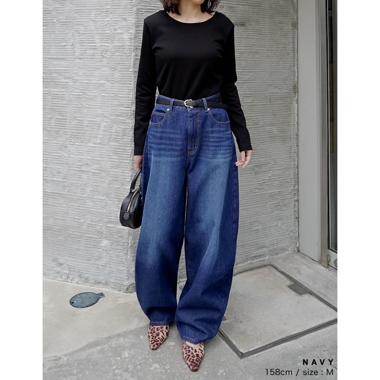 [DENIM COLLECTION][低身長 高身長サイズ有]コットンブレンドバ… | Re:EDIT | 詳細画像17 