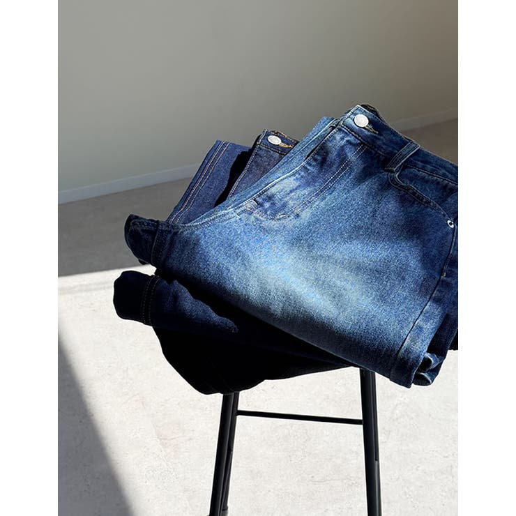 [DENIM COLLECTION][低身長 高身長サイズ有]コットンブレンドバ… | Re:EDIT | 詳細画像5 