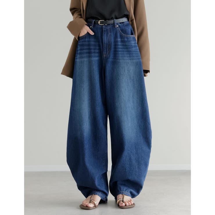 [DENIM COLLECTION][低身長 高身長サイズ有]コットンブレンドバ… | Re:EDIT | 詳細画像22 