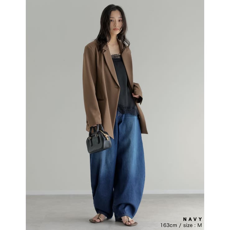[DENIM COLLECTION][低身長 高身長サイズ有]コットンブレンドバ… | Re:EDIT | 詳細画像23 